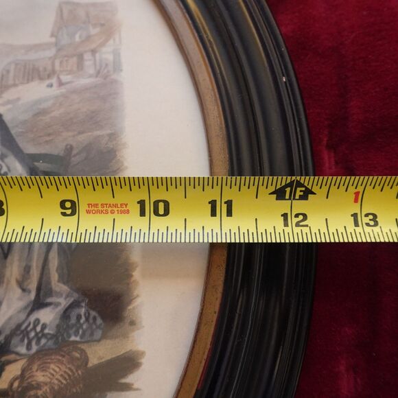 Leroy Imp Paris Oval Framed Print La Mode Illustree Bureaux Du Journal - Picture 15 of 15